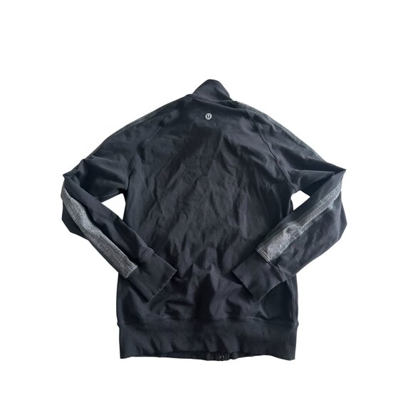 LULULEMON Men's Black Track Jacket Size Medium - Picture 3 of 6